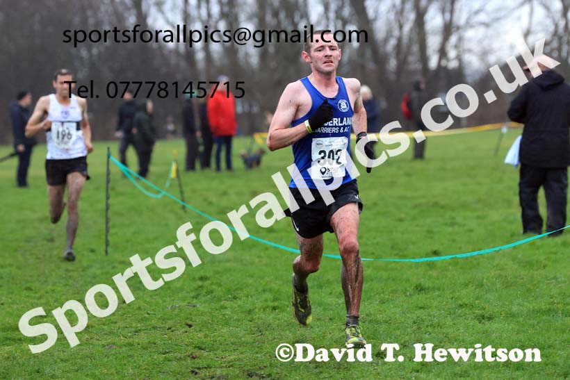 Senior mens 2023 North Eastern Cross Country Champs., Temple Park, South Shields. Photo: David T. Hewitson/Sports for All Pics
